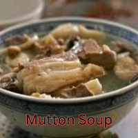 Mutton soup recipe