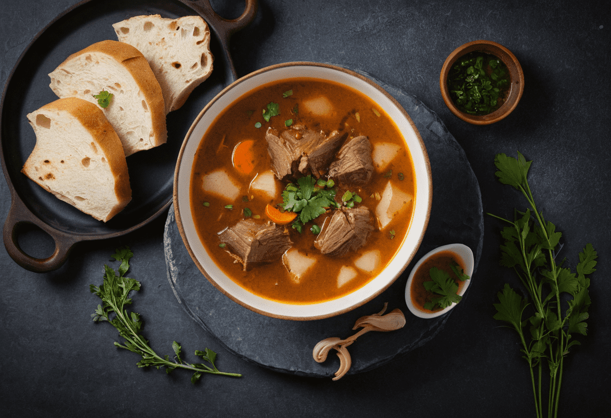 Mutton soup hindi