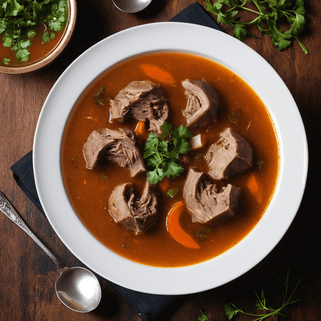 Mutton soup recipe