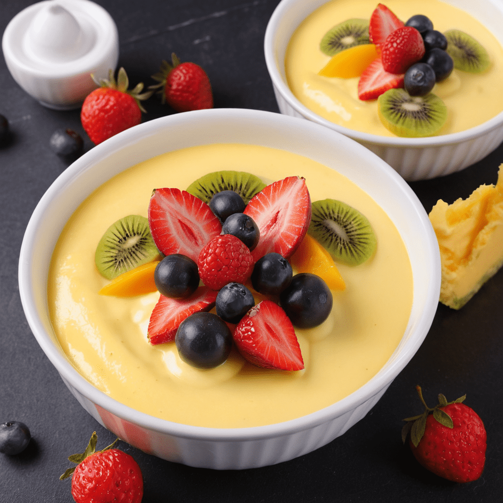 Fruit custard recipe